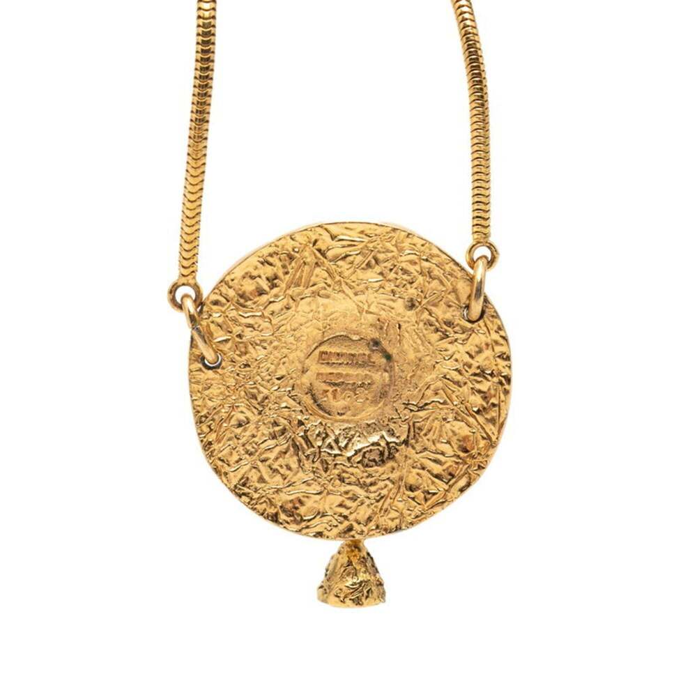 CHANEL Gold Logo Necklace - Picture 2 of 5